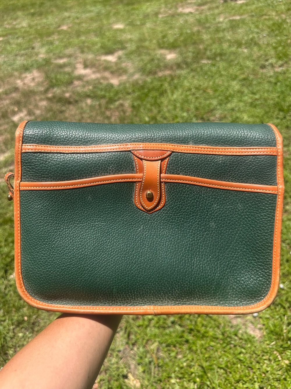 Dooney & Bourke vintage Double Pocket Outback Carrier purse - Picture 3 of 13